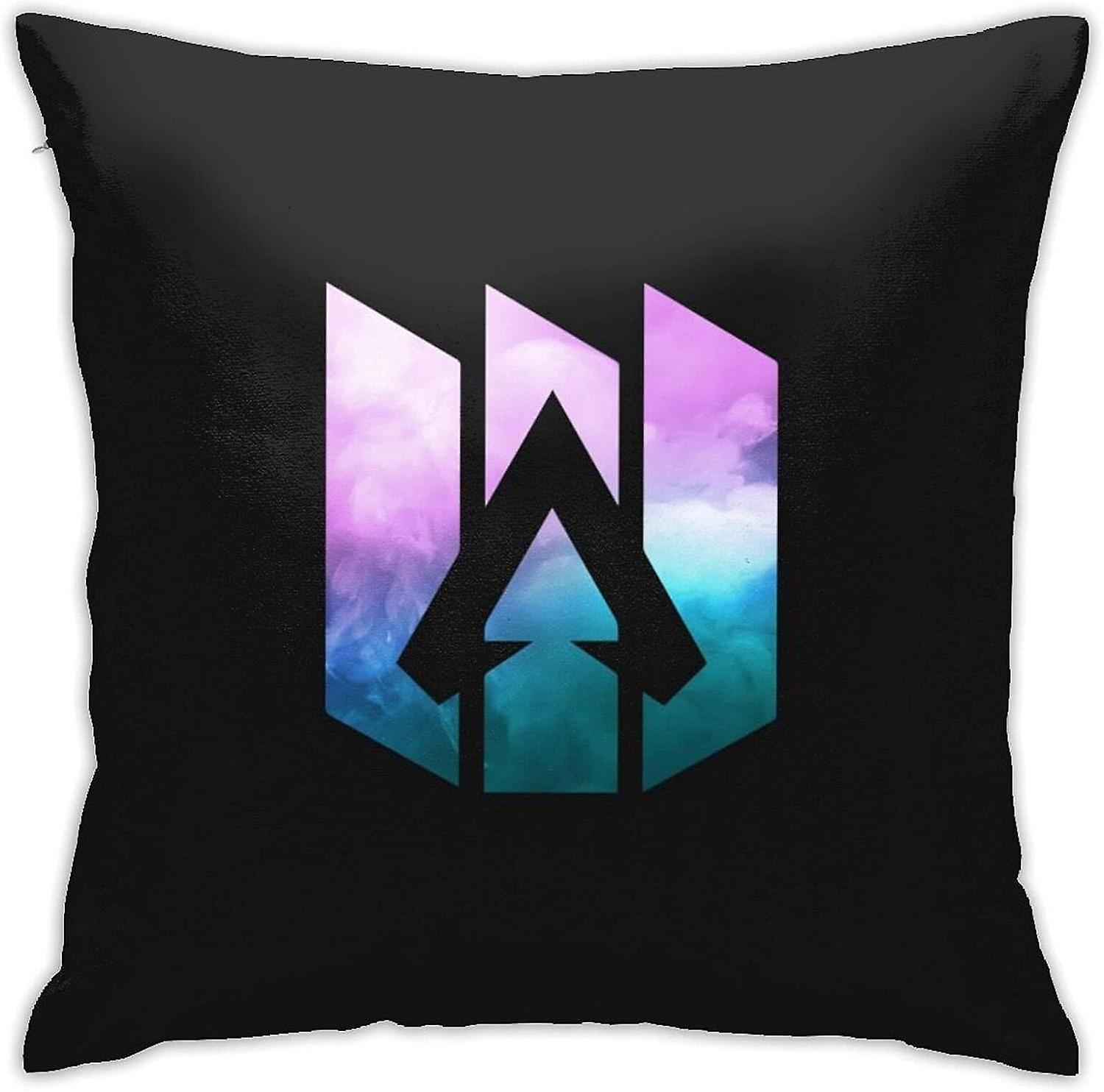 枕カバースクエア枕カバー装飾クッションカバー隠しジッパー付きポリエステルスロー枕カバーシャムエイペックスレジェンドワンサイズ-pl3067