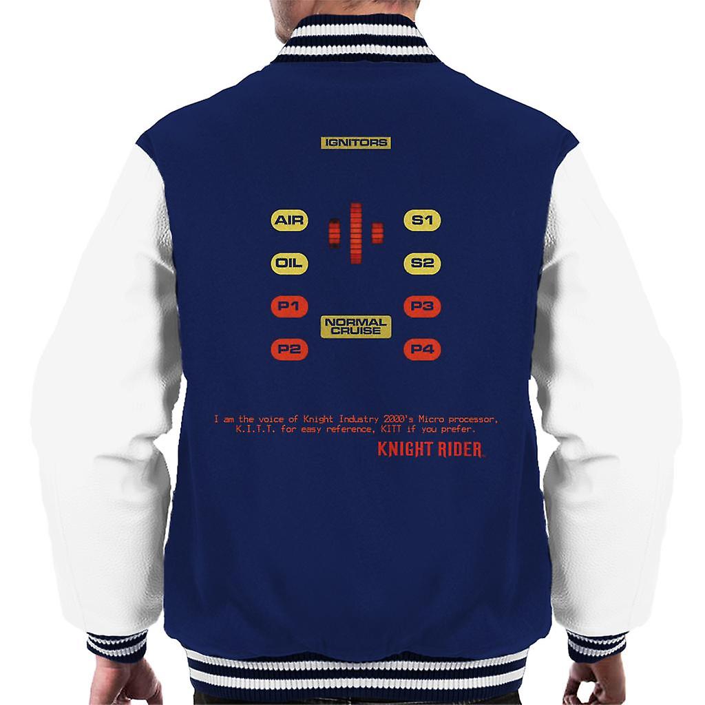 Knight Rider I Am The Voice Of Knight Industry 2000s Microprocessor Men's Varsity Jacket