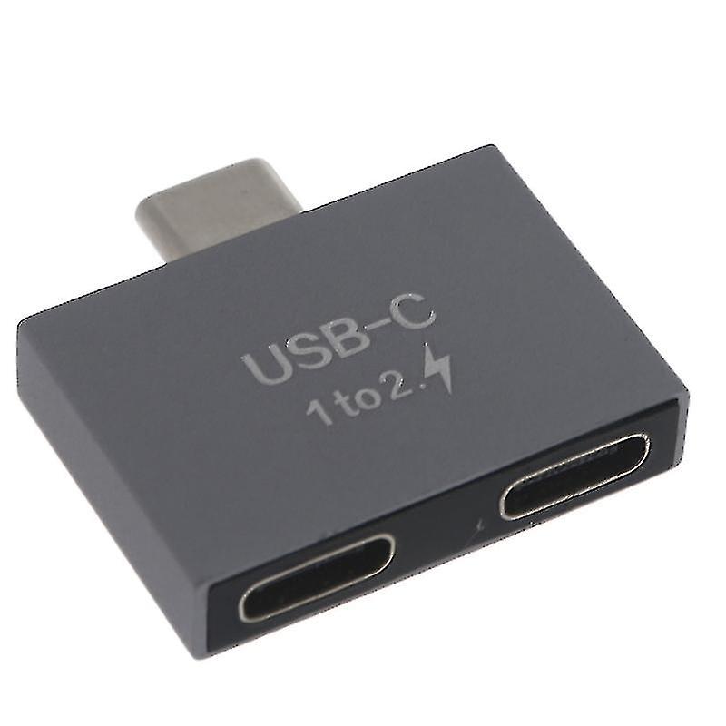 Type C Male To Dual Usb C Female Splitter For Type C Disk,usb C Card Reader