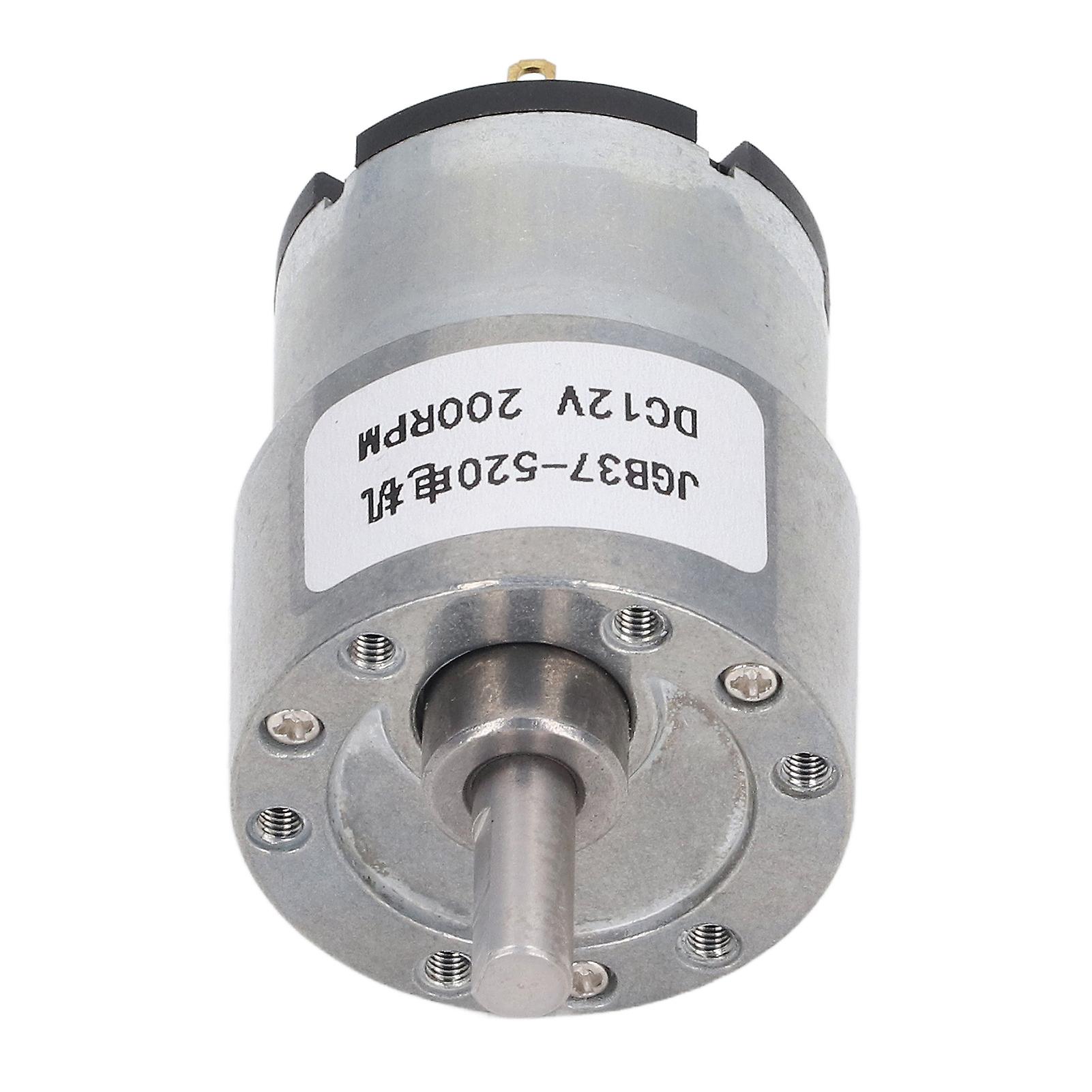 Gear Motor DC 12V Speed Reduction Geared Motor with Hall Encoder for Robot Equipment 200RPM 