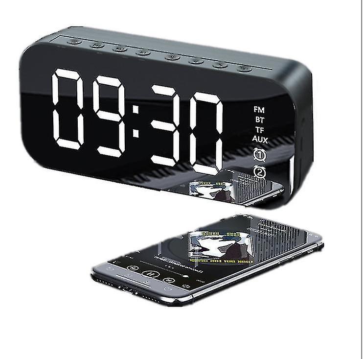 Digital alarm clock, Bluetooth speaker, bedside desktop light-up electronic music box