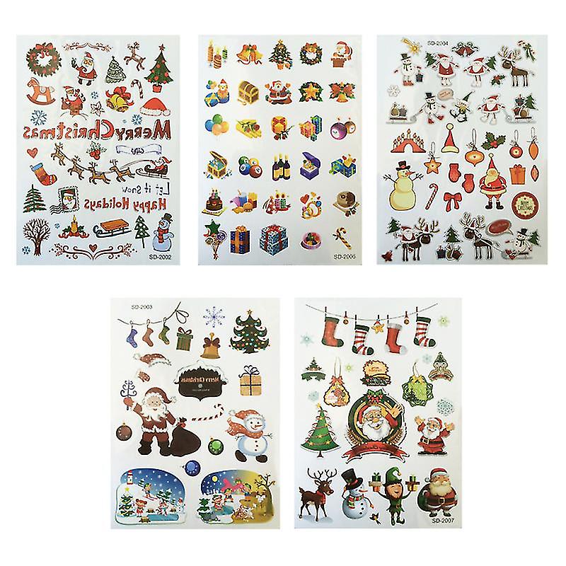 5pcs Temporary Tattoos