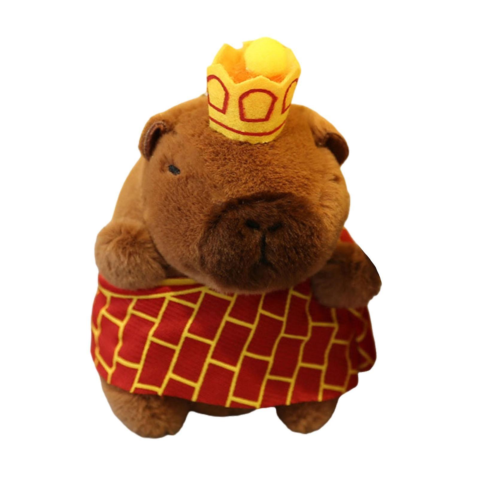 Capybara Handväska Hängsmycke Tecknad Heminredning Capybara Gosedjur för barn röda morgonrockar