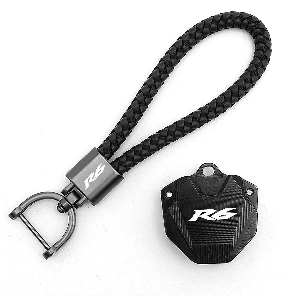 2023 Motorcycle Cnc Aluminum Key Cover Keys Case Cap Shell For Yamaha Yzf R6 Yzf-r6 Yzfr6 1999 - 2020 Accessories Badge Keyring