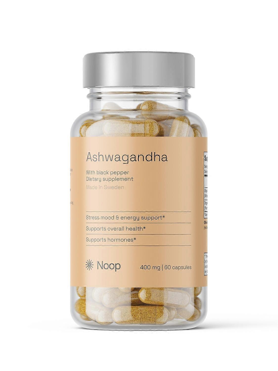 Ashwagandha, Indisk ginseng 60 Kapslar Noop