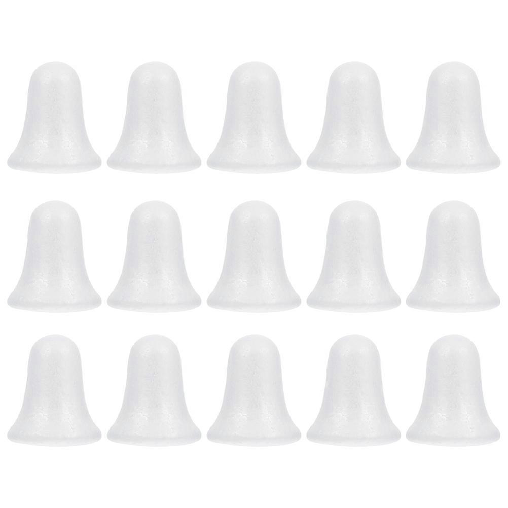 15 Pcs Nativity Ornaments Kids Xmas Tree Pendant Craft Foam Block Polystyrene Bell Floral Arrangements Foam