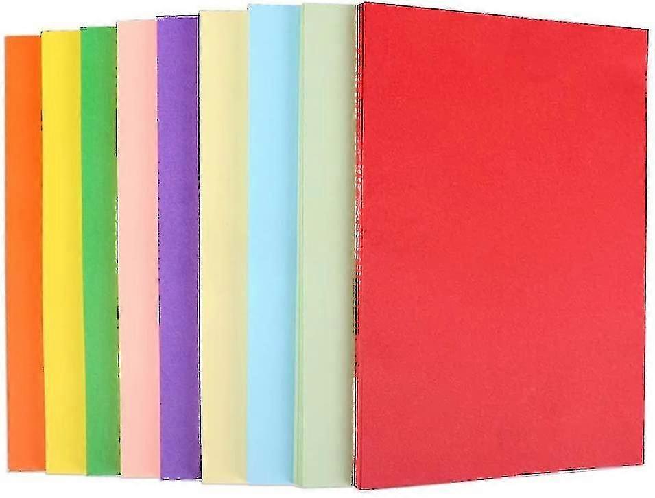 Pastels Copy Paper 100 Pcs Assorted Rainbow Colored Printer Paper Perfect