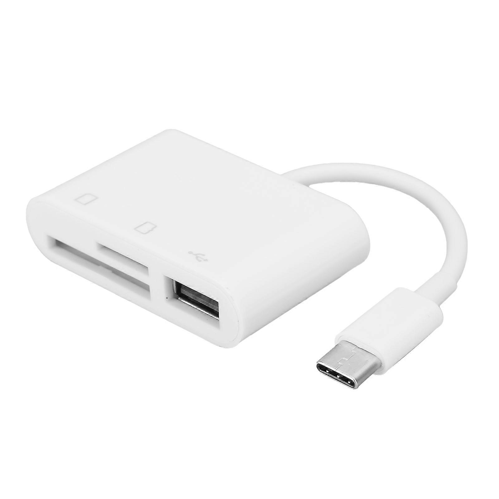 3 in1 Type C to Memory Card Reader Data Transmission USB Hub Adapter for Laptop Phone