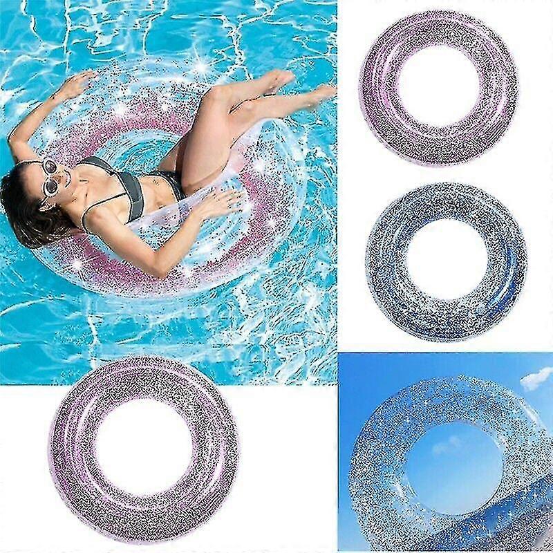 Kids Adults Inflatable Swim Ring Swimming Aid Holiday Summer Pool Beach Tw