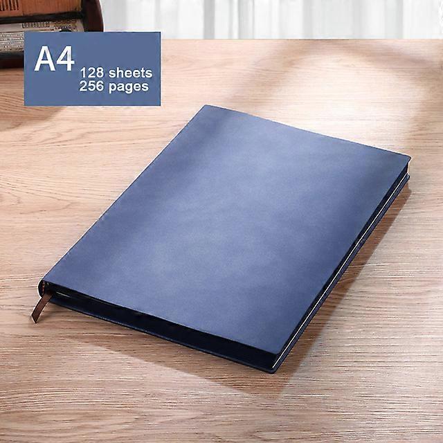 2PCS A4 Thick Soft Leather Notebook, Office Noteppad, Business Meeting Minutes, Student Subject Notebook, Excerpt