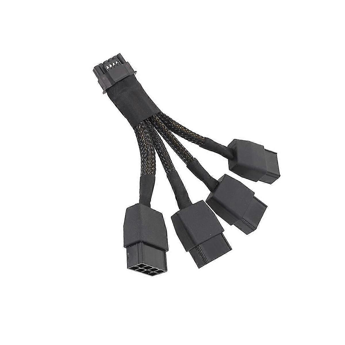 18awg 4x8pin Pci-e To 16pin(12+4) Pci-e 5.0 12vhpwr Connectors 16p Extension Cable For Gpu Rtx4090