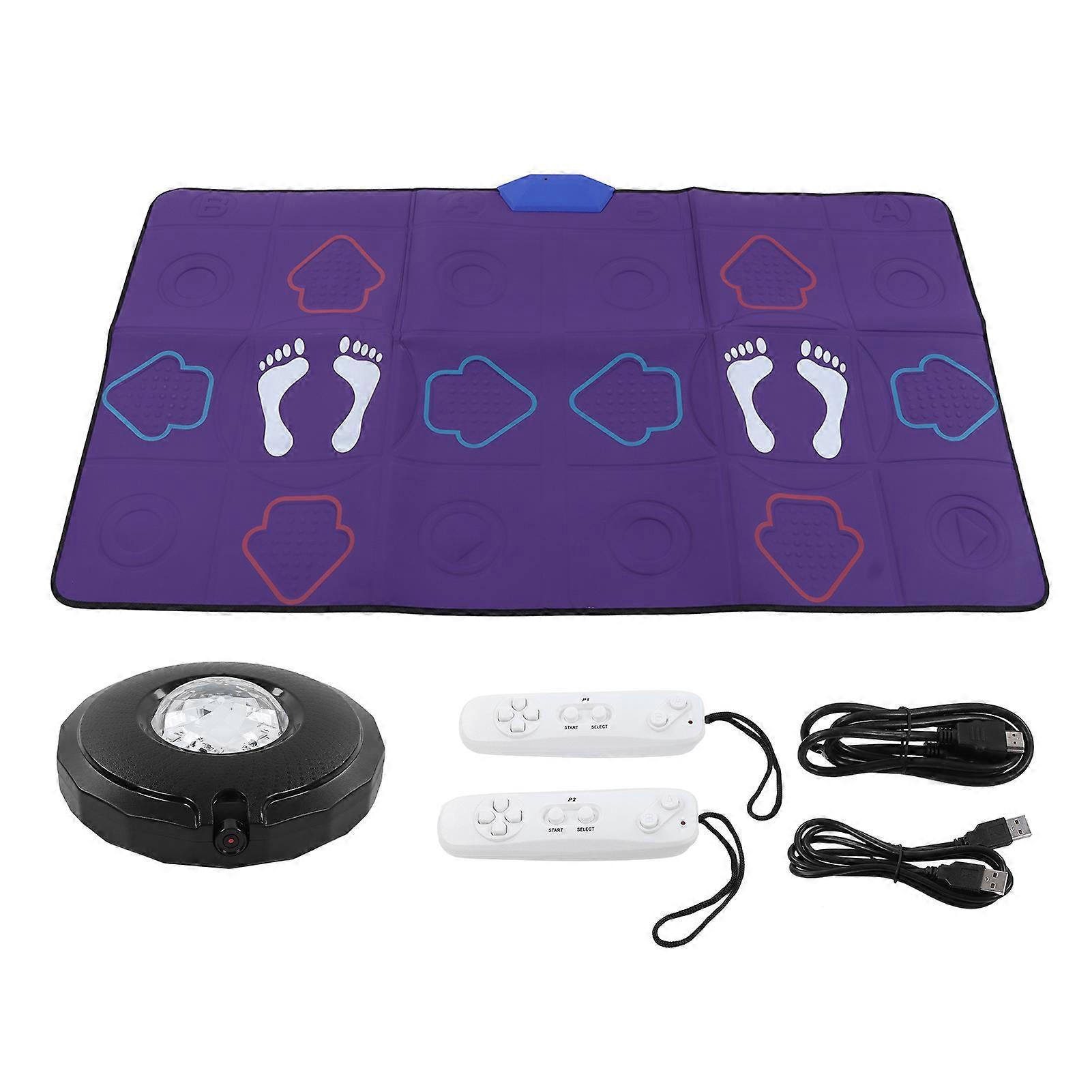 حصيرة الرقص Ar Led Light 2 Player HD عالية الحساسية الرقص خطوة اللعب حصيرة مع الكاميرا للأولاد والبنات