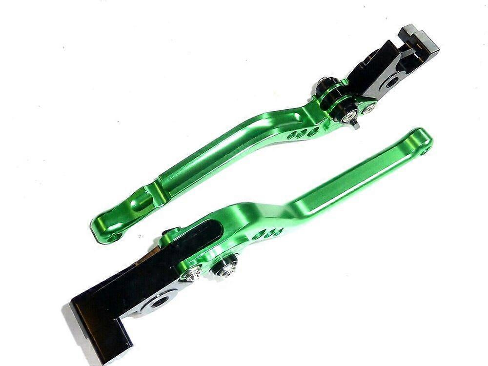 KAWASAKI ZG1000 CONCOURS 1996-2006 BRAKE and CLUTCH LEVERS LONG GREEN ROAD RACE