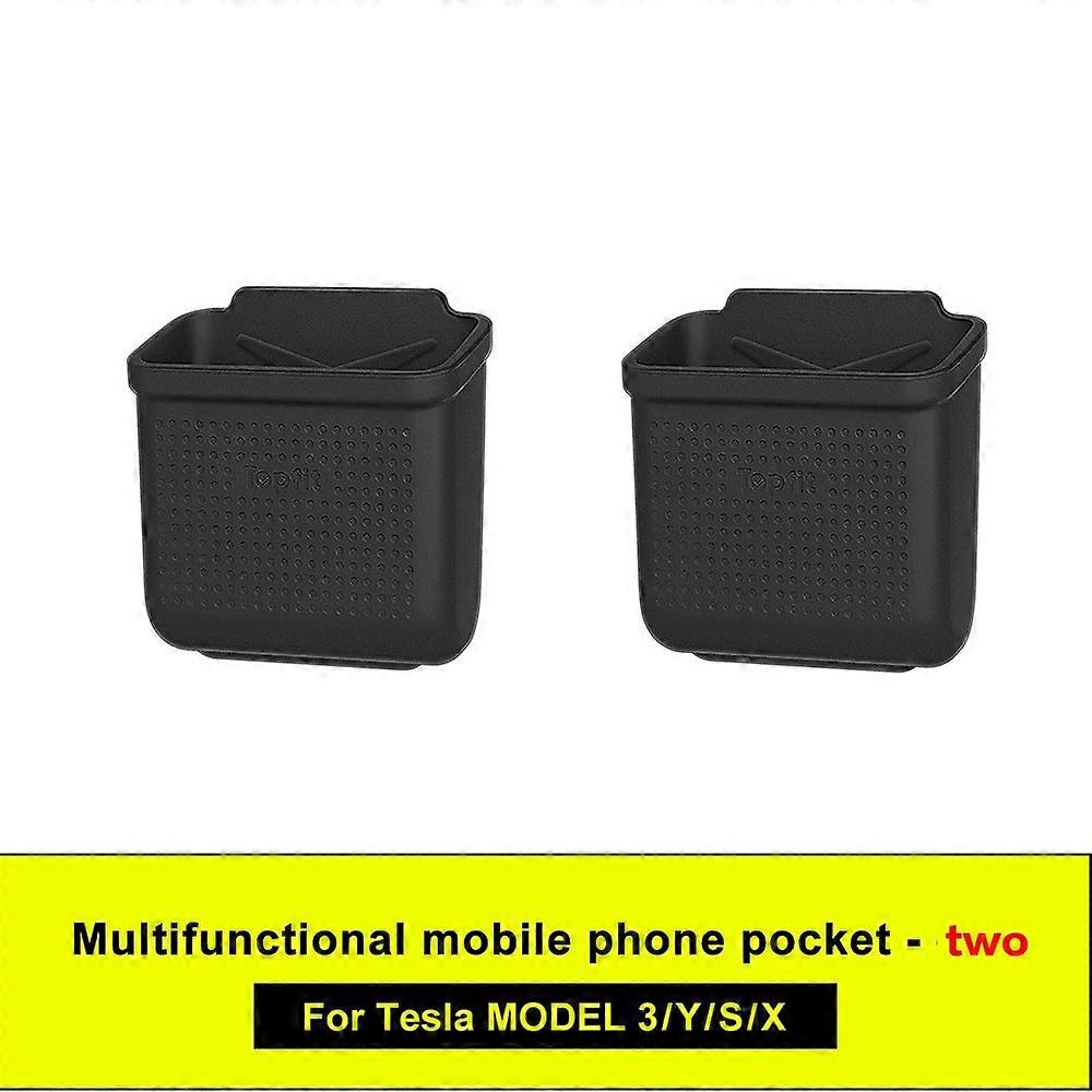 Storage BoxFor Tesla Model 3 Y X 2017-2022 2023 Hidden Silicone Easy Install Model3 ModelY Bag Box Universal Auto Accessories