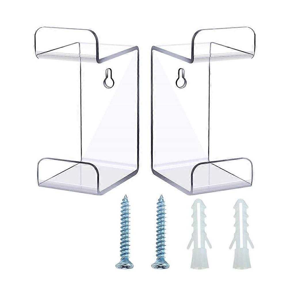 Controller Display Stand Compatible with // Handle, Gamepad Wall-Mounted Holder Headset Bracket-Transparent