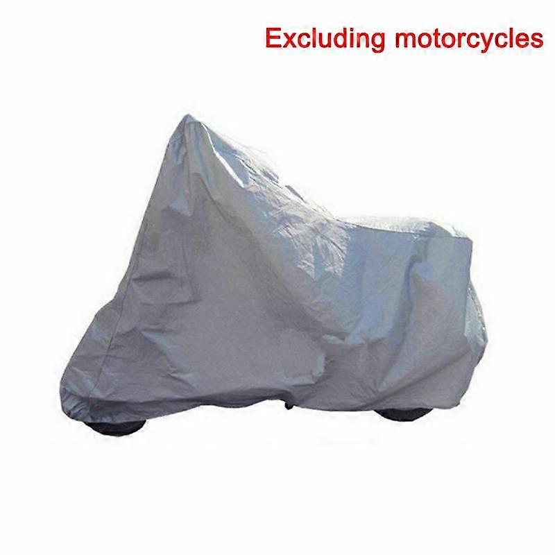 Silver Gray Motorcycle Protective Cover Waterproof UV Proof