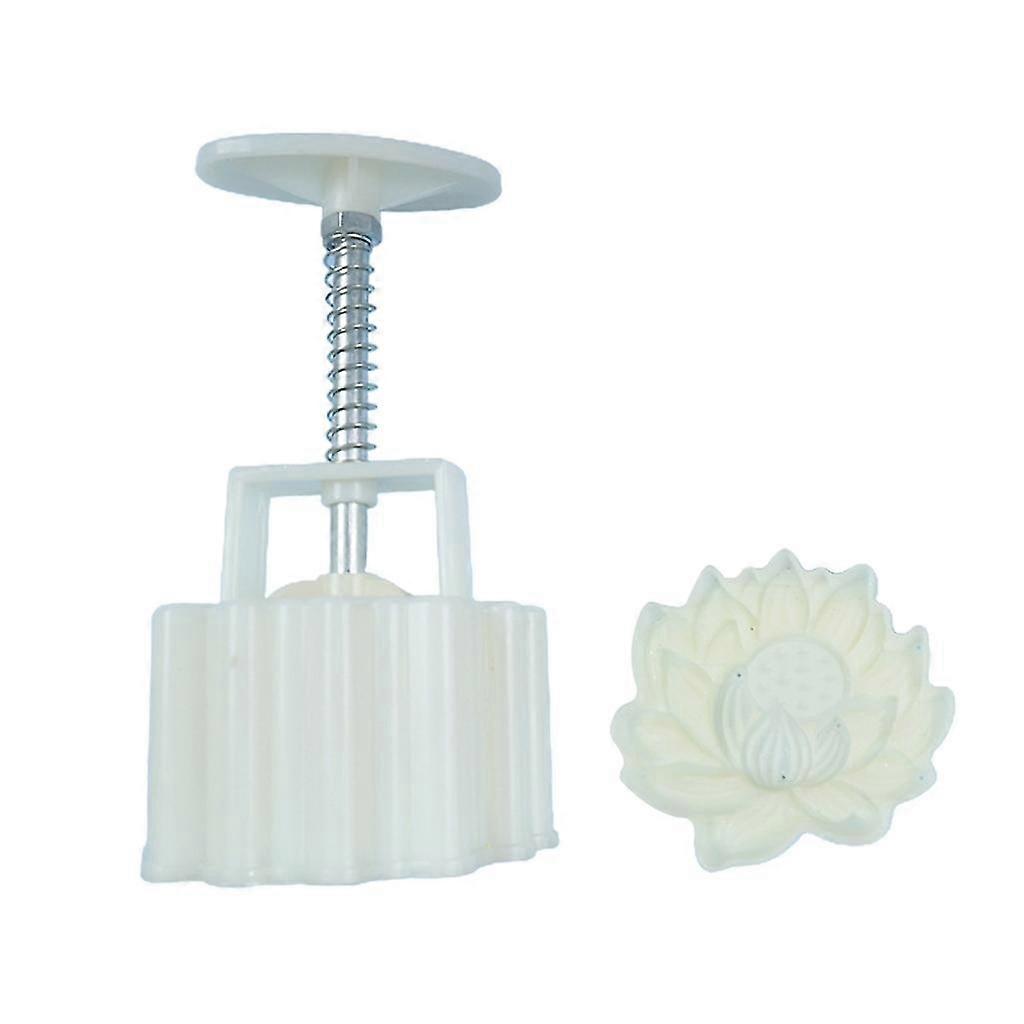 Flower Moon Cake Mold Household Mung Bean Cake Model Printed With Embossed