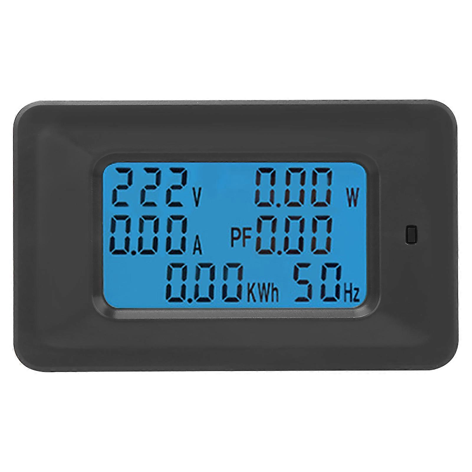 6 in 1 AC Meter Voltage 110V?250V Current 20A Power Factor KWH Frequency