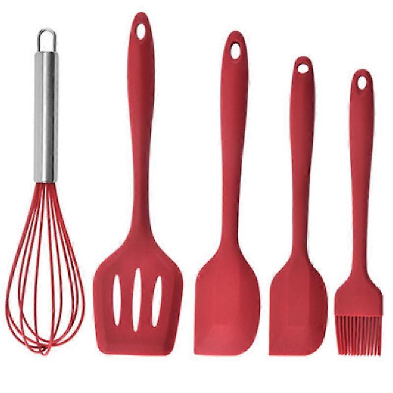 5 Pcs Silicone Kitchen Utensils Set