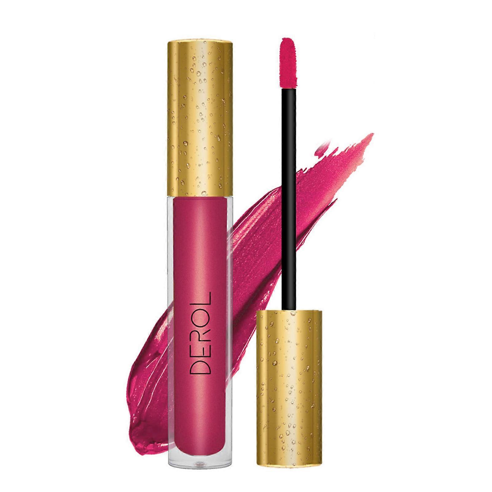 Matte Velvet Non-Fading Lips Gloss Waterproof Fine Texture Mist Lip Tint for Women Girls Daily Makeup
