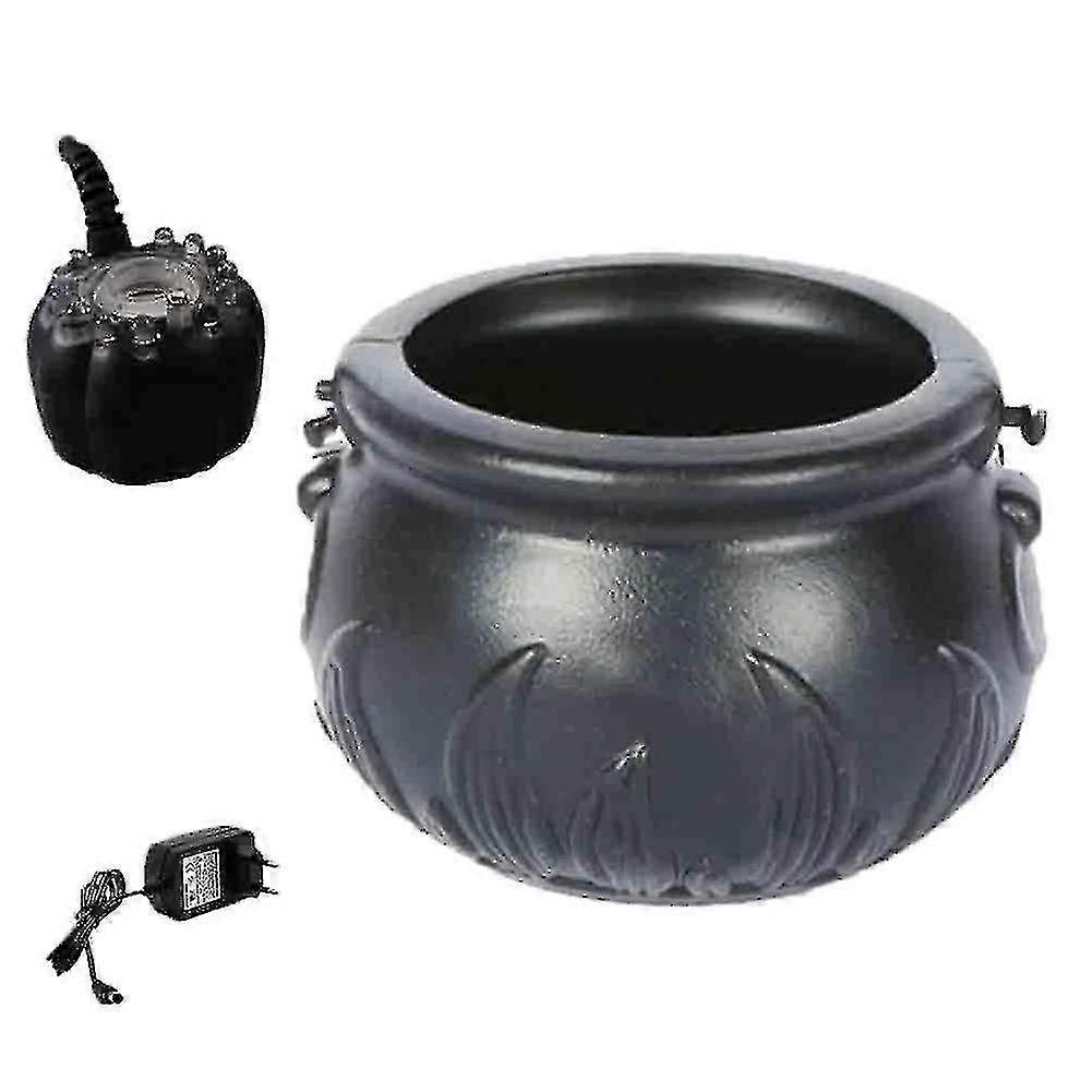 Pot Cauldron Mister Mist Maker Smoke Fog Machine Color Changing Party Prop Decoration Eu Plug