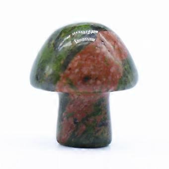 Natuurlijke Crystal Mushroom Shape Sculpturen Collectible Fish Tank Landschap Ornament Voor