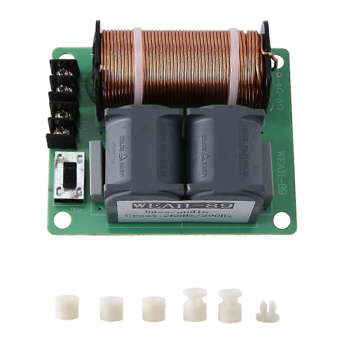 1500w hög effekt ren bas crossover subwoofer högtalare modifiering uppgradering justerbar frekvenspunkt