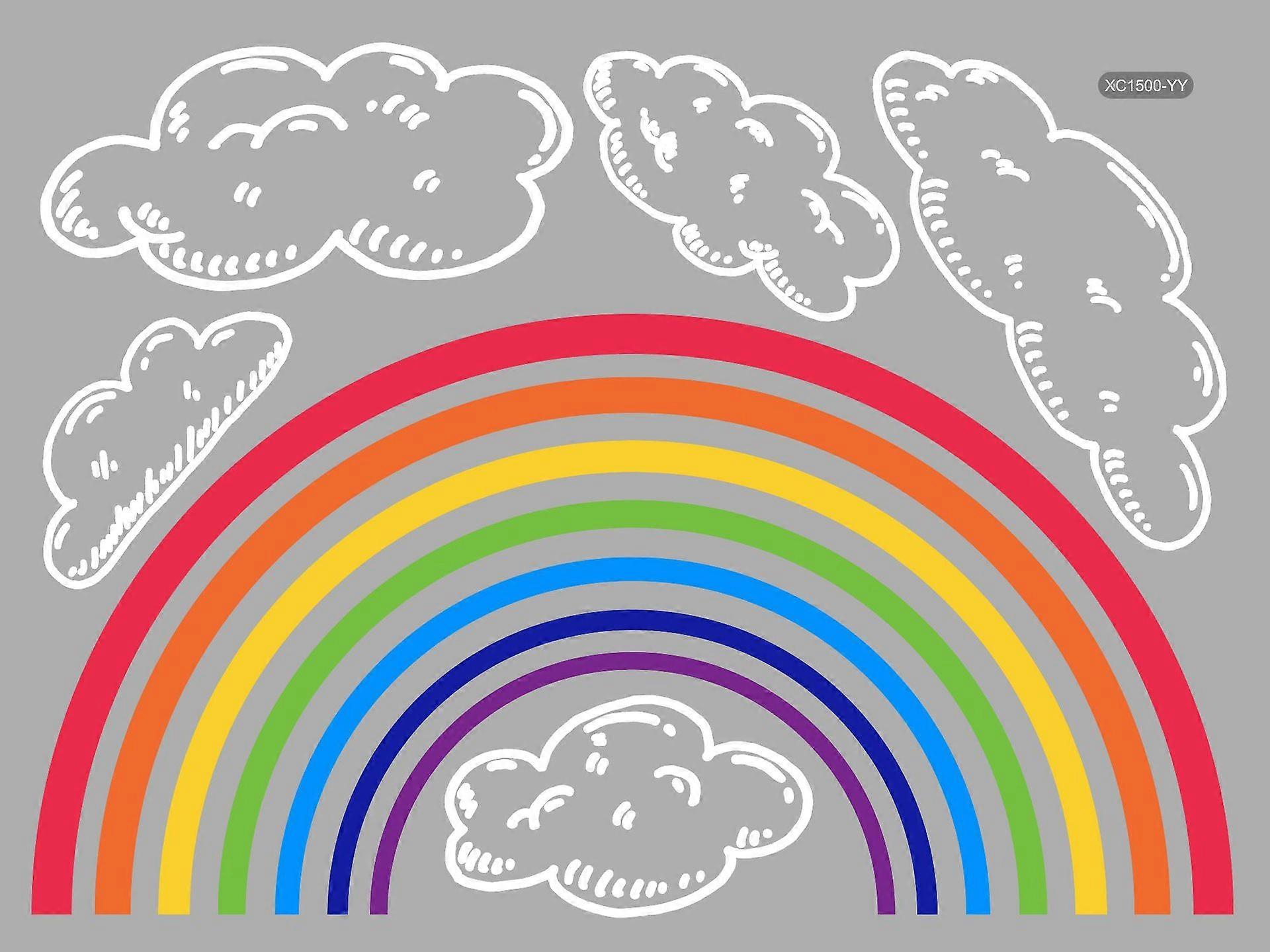 Sunlight colorful double-sided electrostatic glass window sticker (30*40cm)