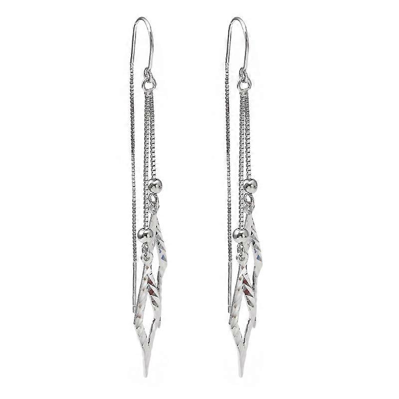 Teardrop Earrings    Designer Silver