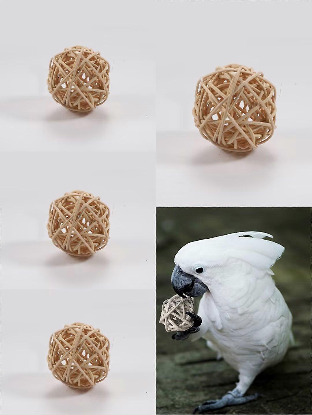 Rattan Balls 5Pack 5cm Wicker Ball Birds