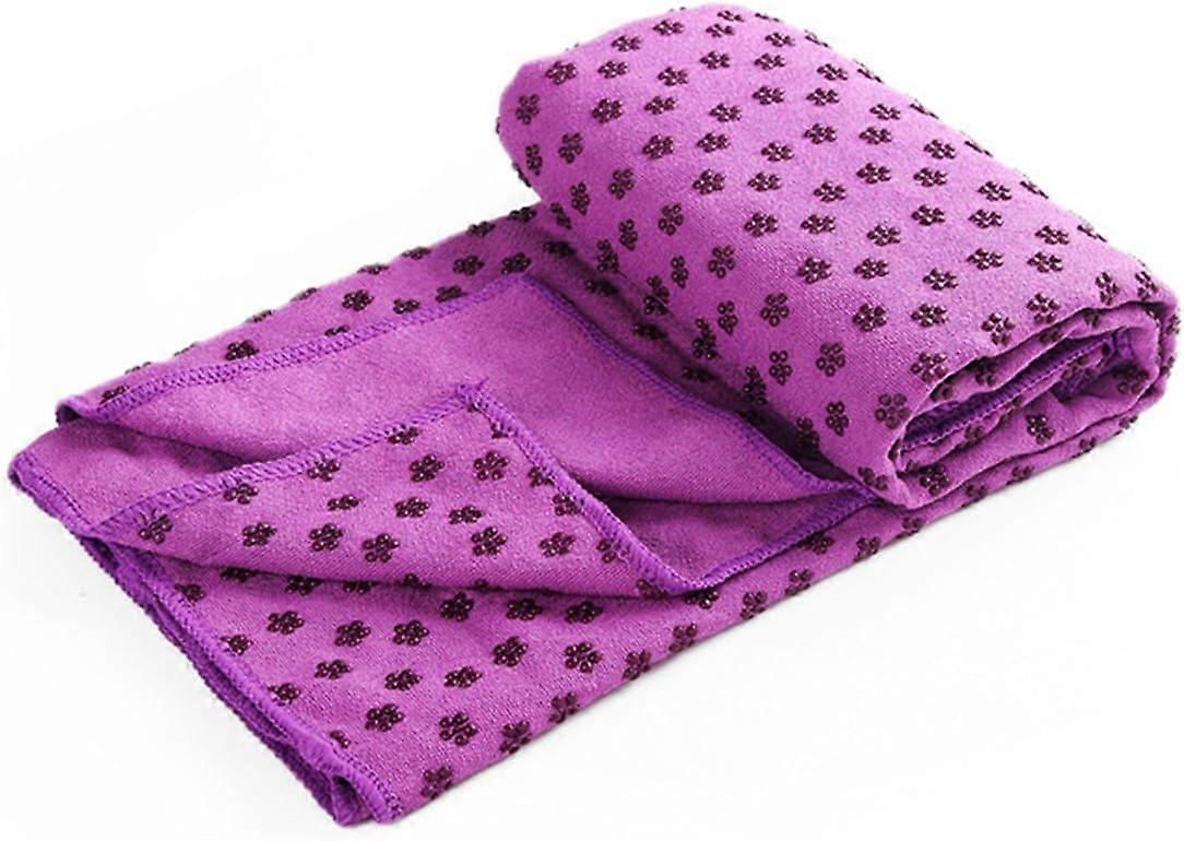 Yoga Mat Antiskid Towel ,Mat Towel -Non Slip Sweat Absorbent Super Soft and Quick Dry,Suitable for Traveling and Carrying-183*63cm