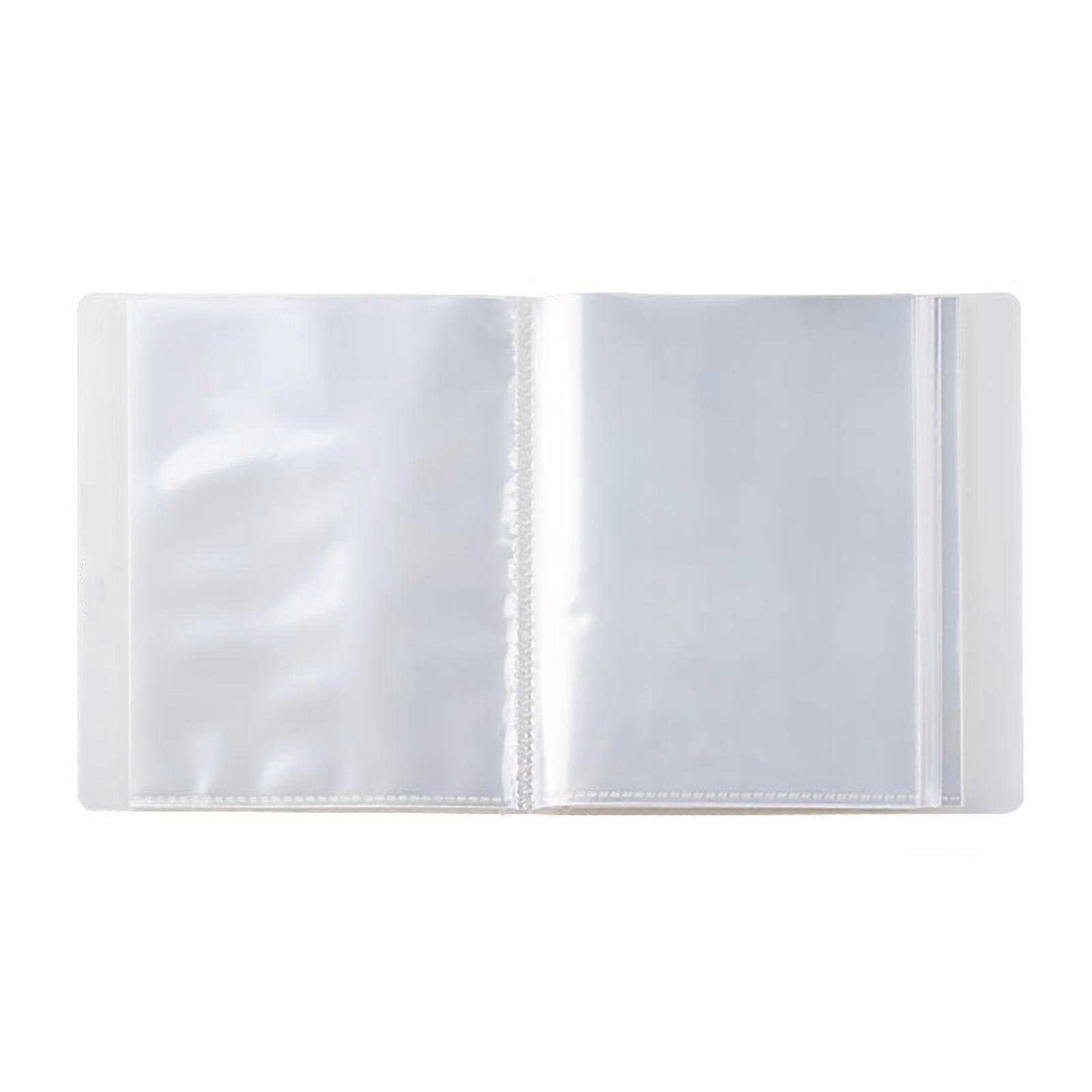Photo Album Waterproof Not Easily Deformed High Capacity Insert Type Eco-friendly Card Storage PP Material 40 Sheet A6 Picture Album Household Supplie
