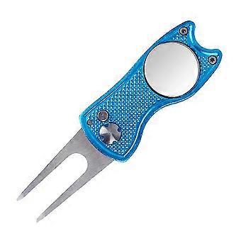 Golf Divot Repair Tool With Ball Marker Pitchmark Switchblade Golf Accessories