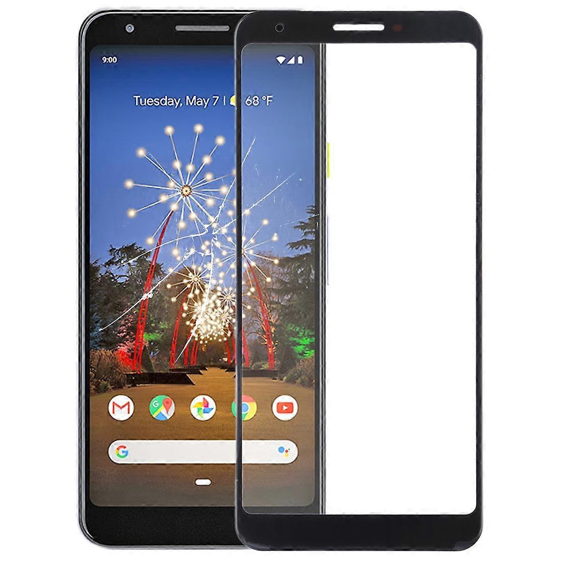 Frontscheibe Äußere Glaslinse für Google Pixel 3a XL