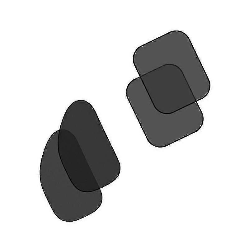 4 Pairs Of Suction Cup Window Blind Car Summer Sun Shade Sun Block Window Shade Black (helical Shade)