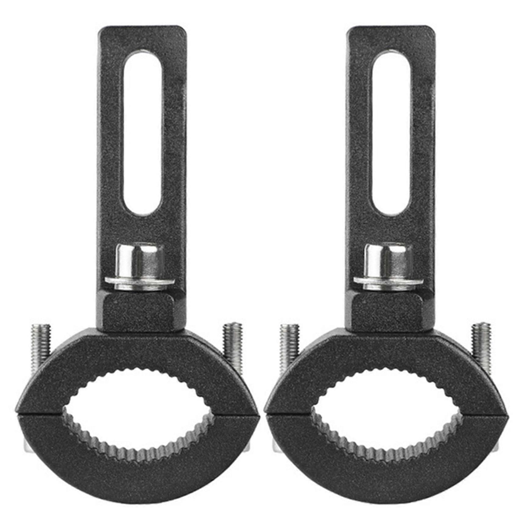 2X Universal Motorcycle Headlight Mount Bracket 50-60mm Adjustable Headlamp Holder Fork Clamp Mount