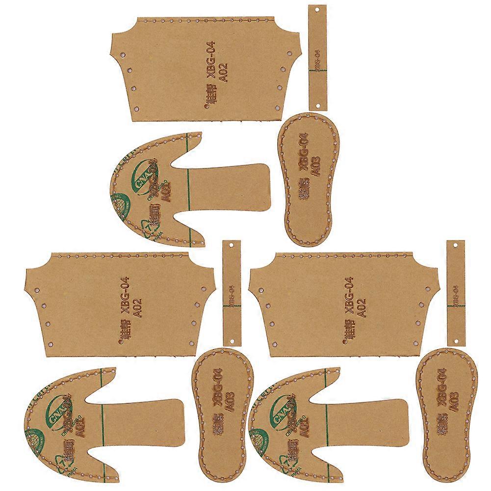 Transparent Acrylic Template Mini Shoes Boots Mold DIY Leather Pattern Stencil