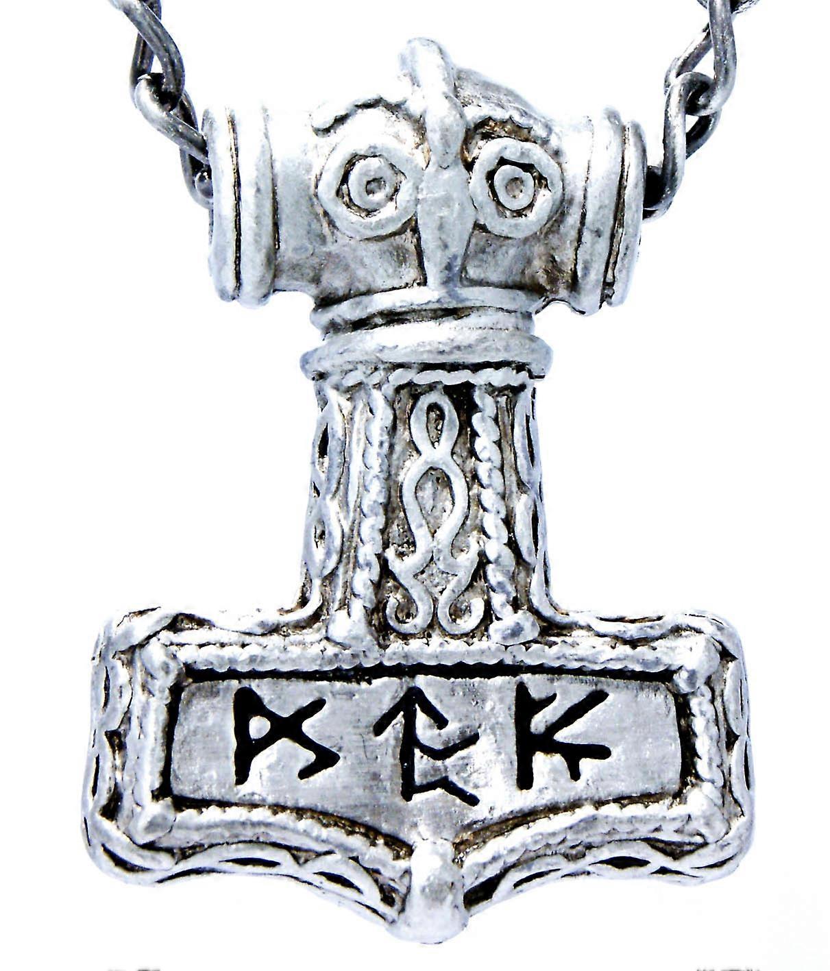 Pendant 44 Thor's Hammer - Pewter