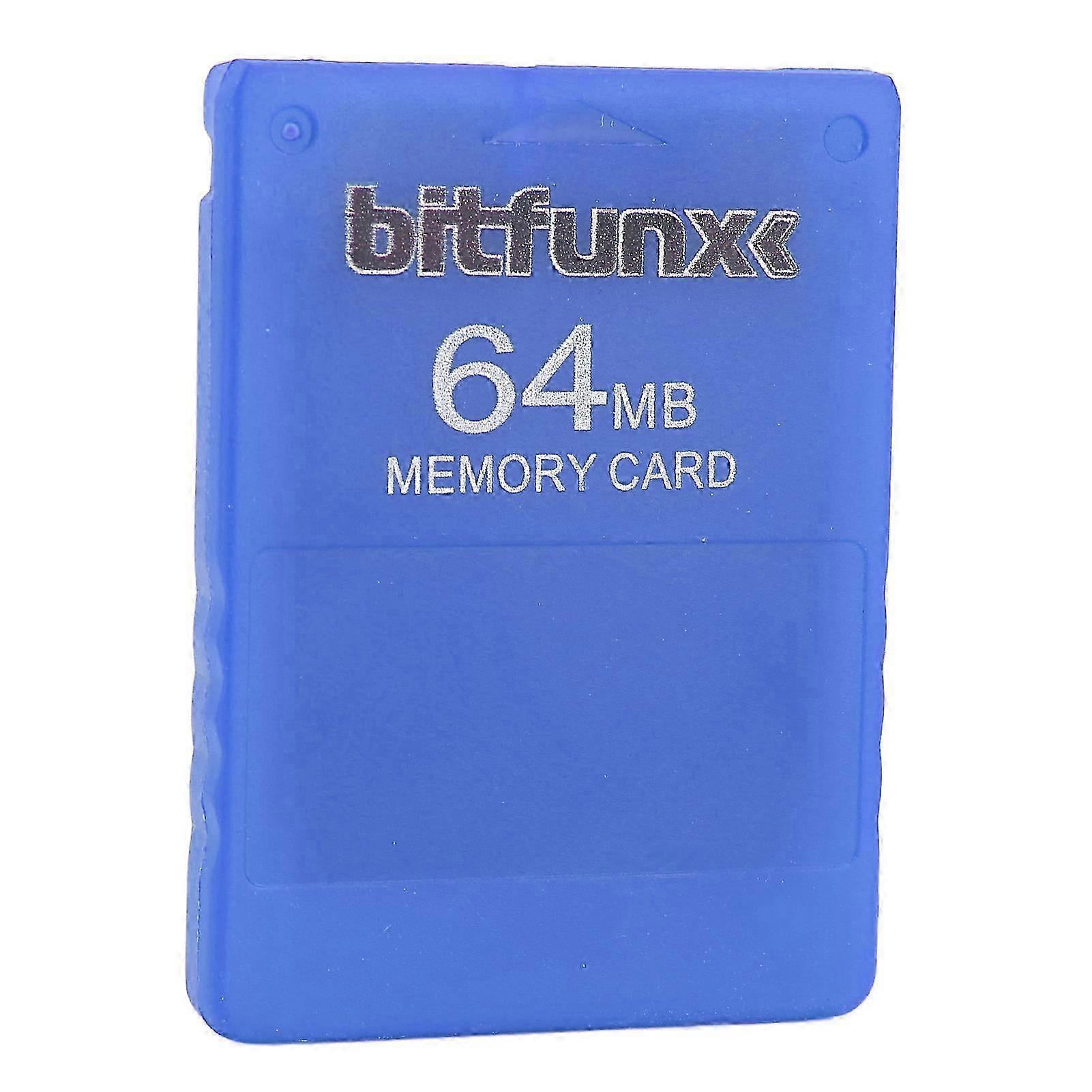 For PS2 64MB Memory Card High Speed Game Memory Card Supports All Games and FMCB1.966Blue