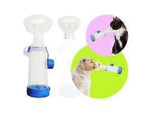 For Inhaler Spacer with 2 Masks for Pets, Cat and Small Dog Inhaler Spacer, Round Shape Silicon Design