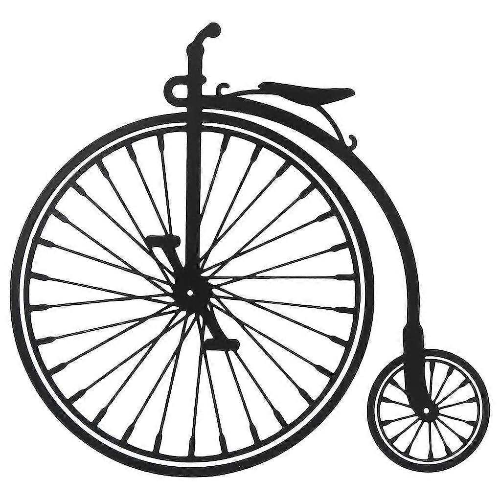 High Wheel Bicycle Wall Art Home Decorations Living Room Decor Diy Household