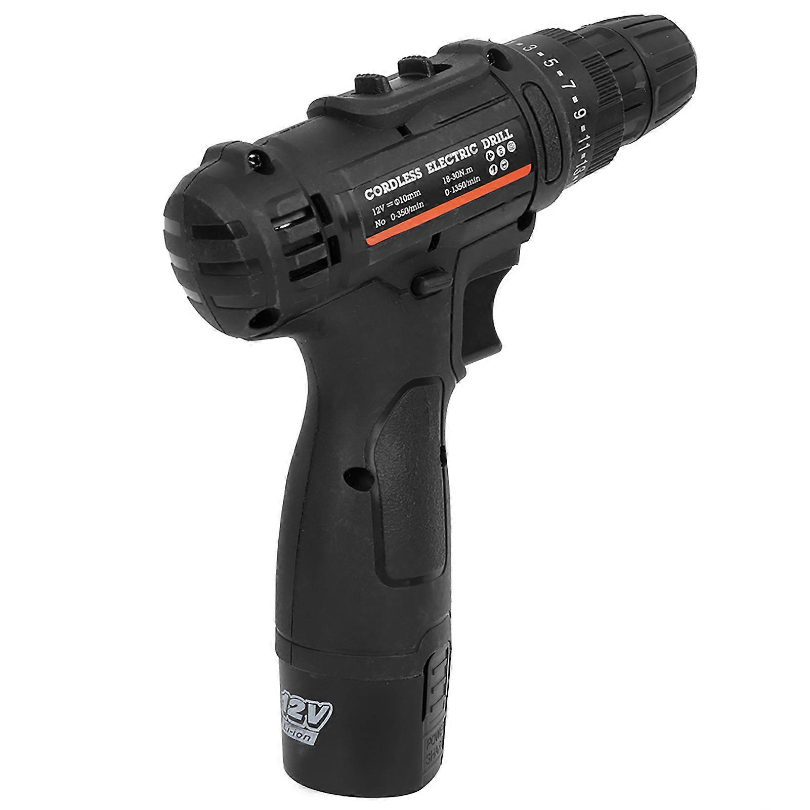 Electric Screwdriver 12V Cordless Drill - Fast Charging Power Tools EU Plug (100?240V)