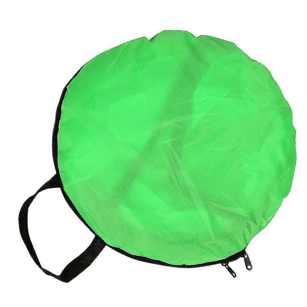 108cm Foldable Clear Window Kayak Sail With Storage Bag (green)