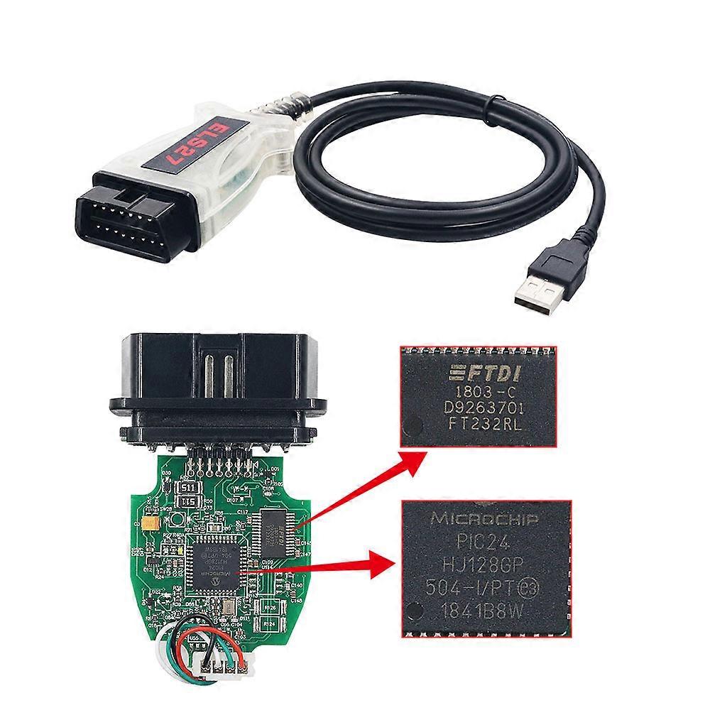 ELS27 FORScan V2.3.8 OBD2 Scanner PIC24HJ128GP FTDI Mircochip ELS 27 Multi Language ELS27 for Ford/Mazda/Lincoln/Mercury