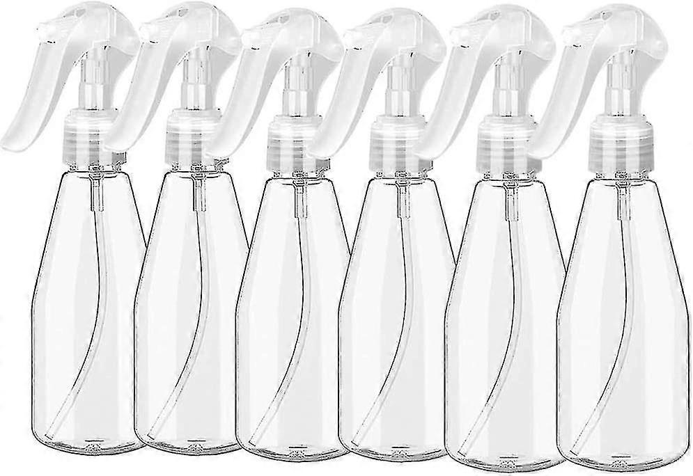 200ml Empty Spray Bottle, Set Of 6 Plastic Empty Spray Bottle, Empty Spray Bottle For Disinfectant, Gardening, Cleaning PXCL