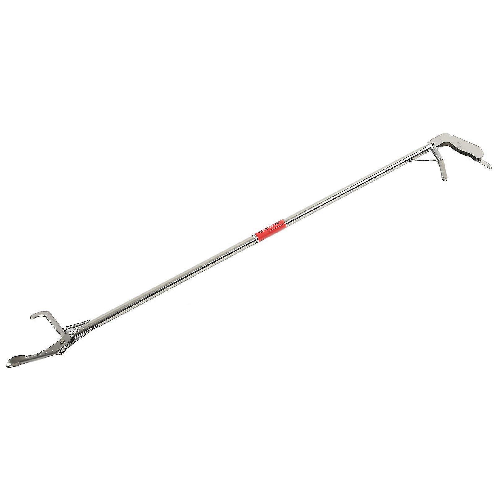 Stainless Steel Fishing Tongs with Skid-Resistant Slotted Tip Design