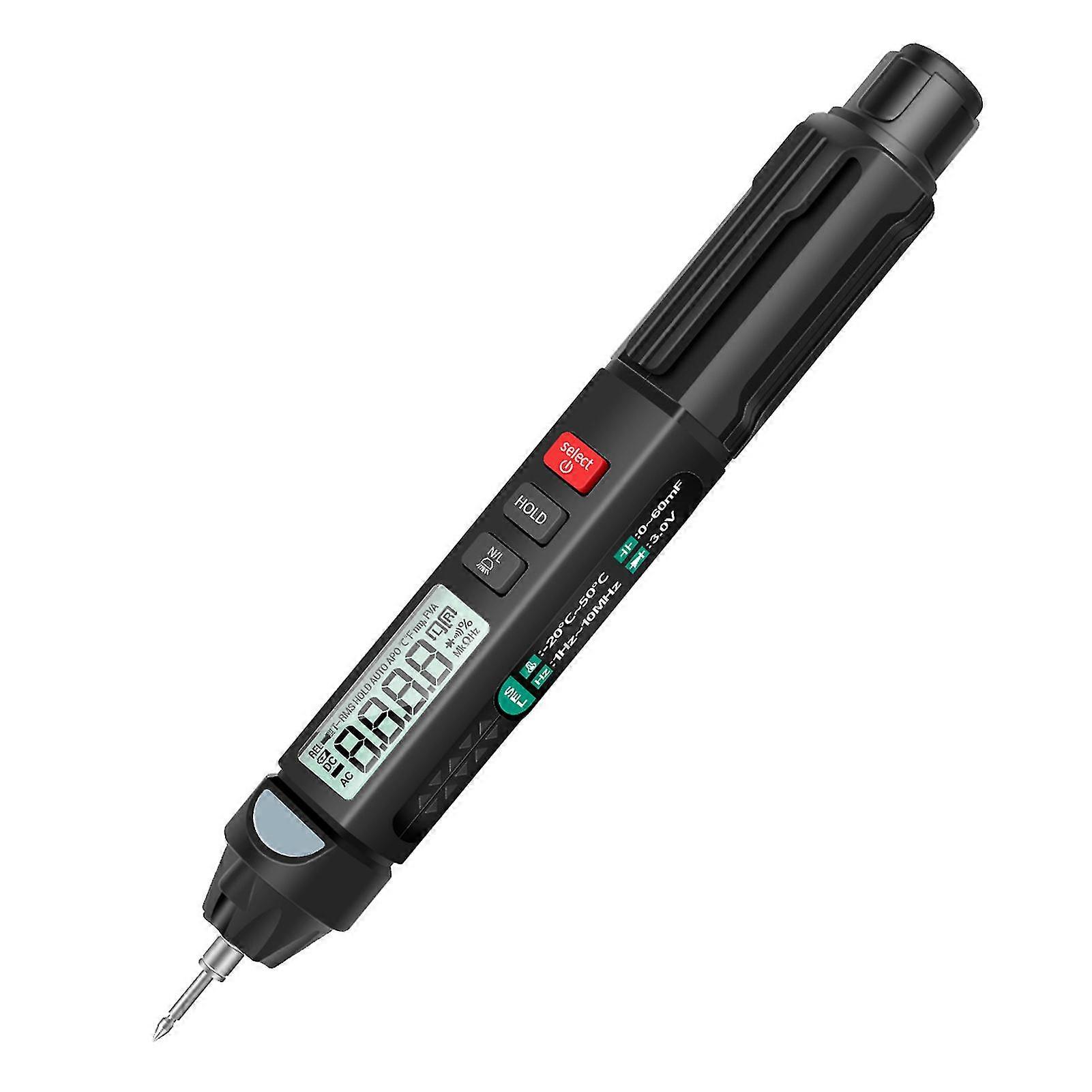 Aneng A3008 Pen Multimeter 6000 Counts Digital Multimeter Meter Tester With Lcd Display Backlight Flashlight Ncv Auto-off For Voltage Current Resistan
