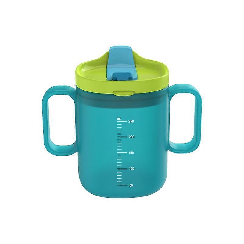 Adult Sippy Cup for Elderly, Convalescent Feeding Cup Drinking Cup with Straw for Disabled Patient Maternity No Spill Cups with Handle and Lid