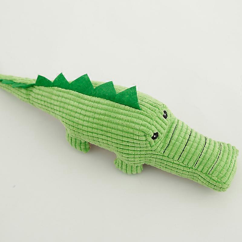 Crocodile Shape Plush Dog Squeaky Toys for Small Medium Dogs Funny Sounding Interactive Dogs Toy Pets Accessories Supplies