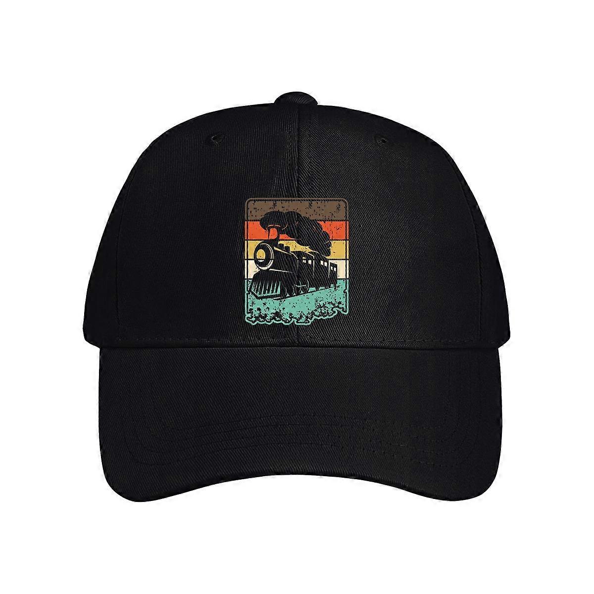 Train Retro Vintage Baseball Cap